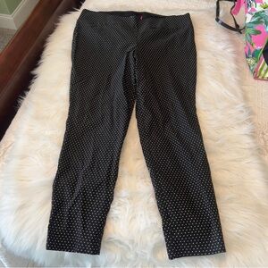 Torrid Black White Polka Dot Pixie Pants Size 3X Plus